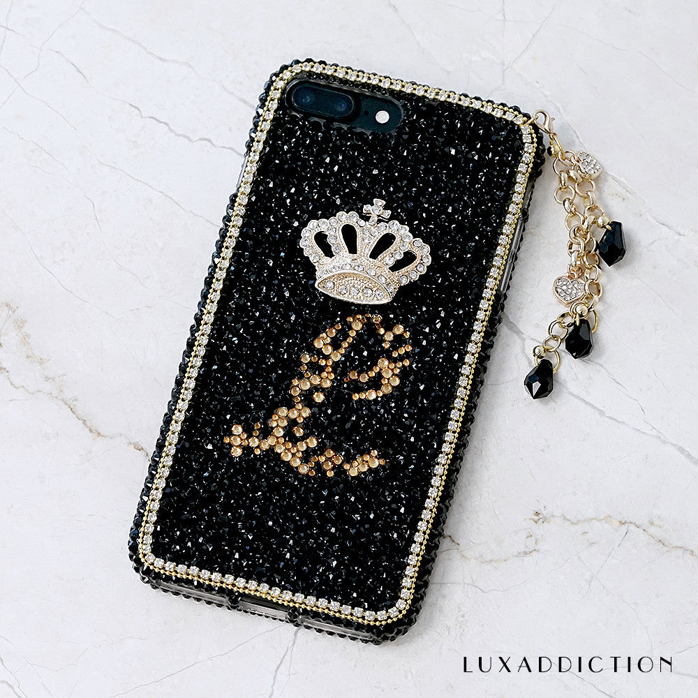 personalized monogram leopard iphone case