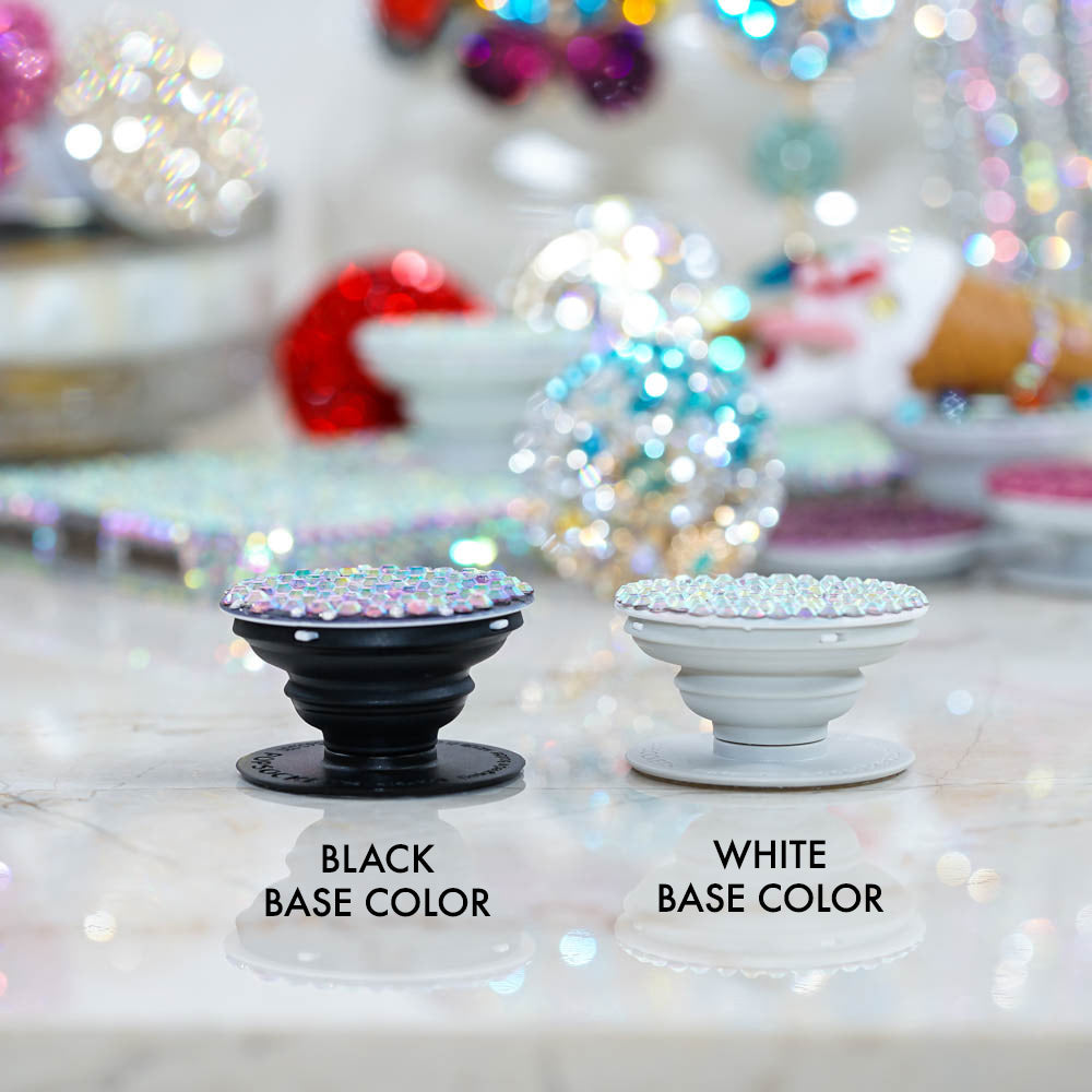 Genuine Crystals Personalized PopSockets PopGrip - Pick Your Color (POP309)