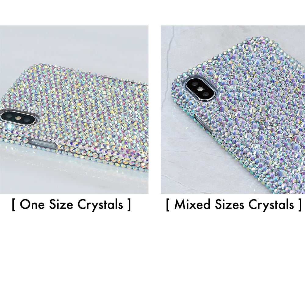 Personalized Genuine Crystals Design + PopSockets PopGrip - Pick Your Color (Style PS107)