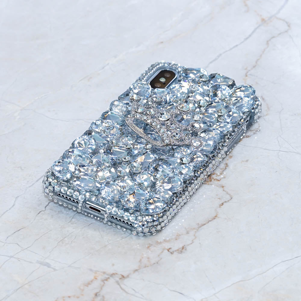 clear stones iphone xr case
