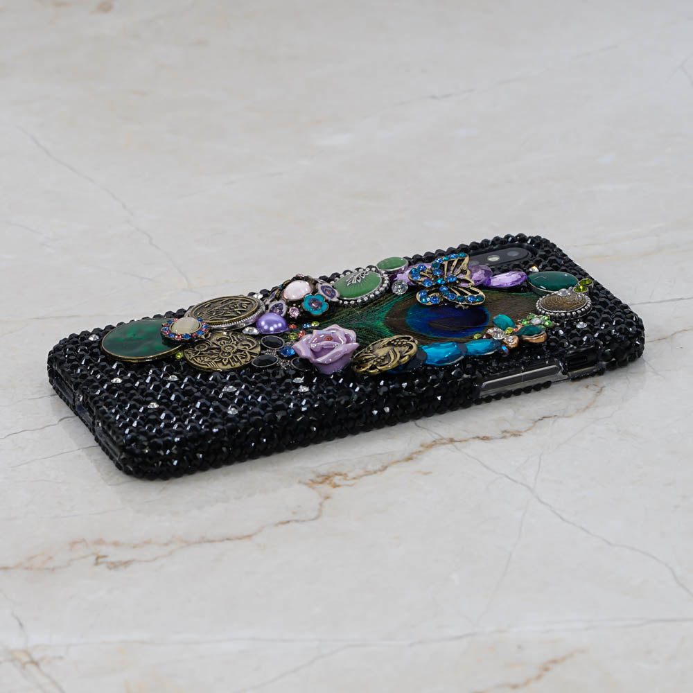 peacock iphone xr case