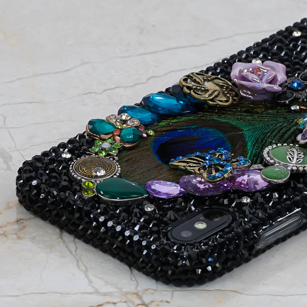peacock iphone xs max case