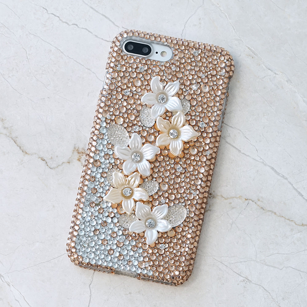 gold flowers iphone Xs Max case