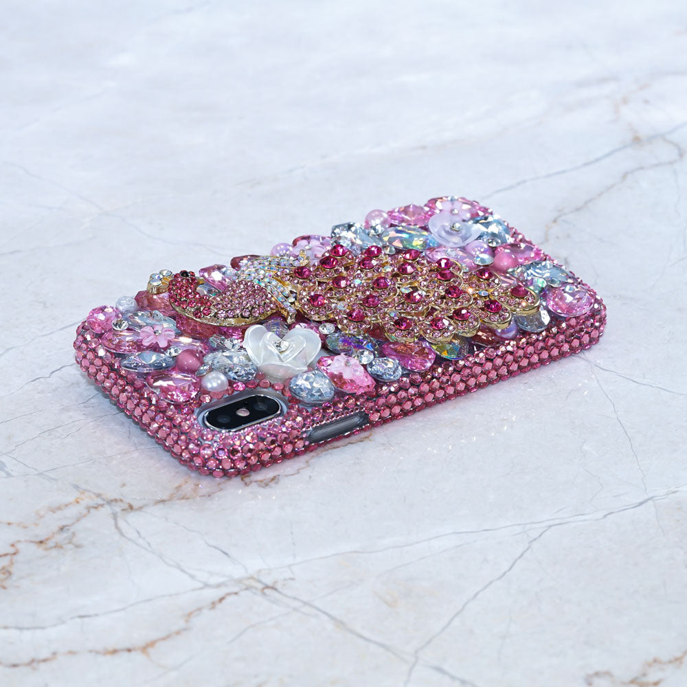 pink bling iphone xs max case
