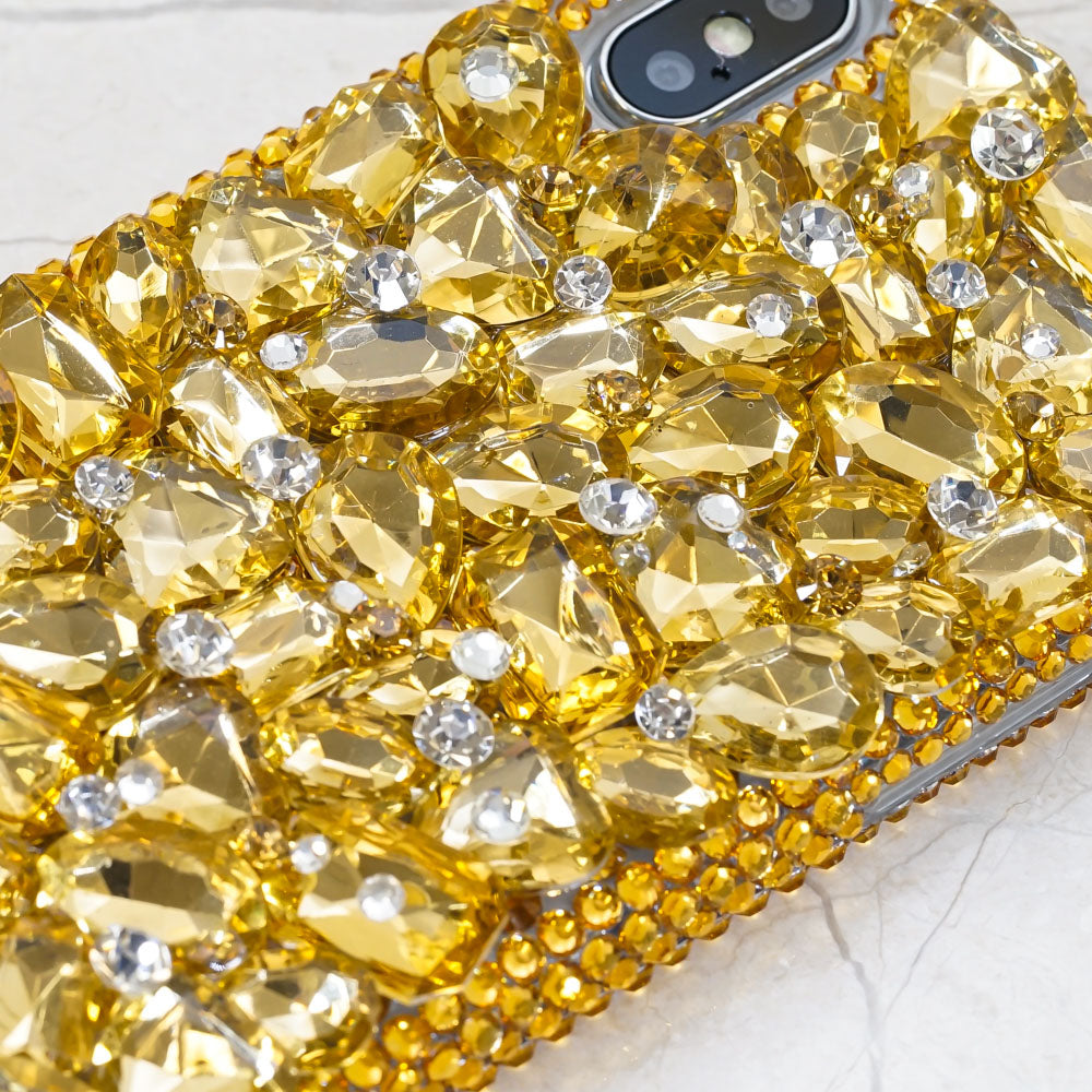Gold crystals iphone Xr case
