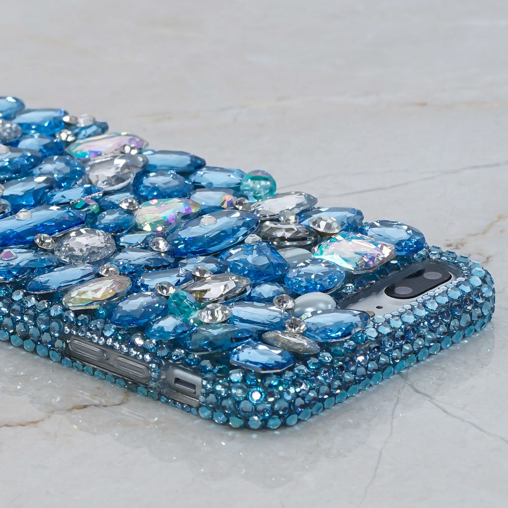 blue stones iphone XS max case