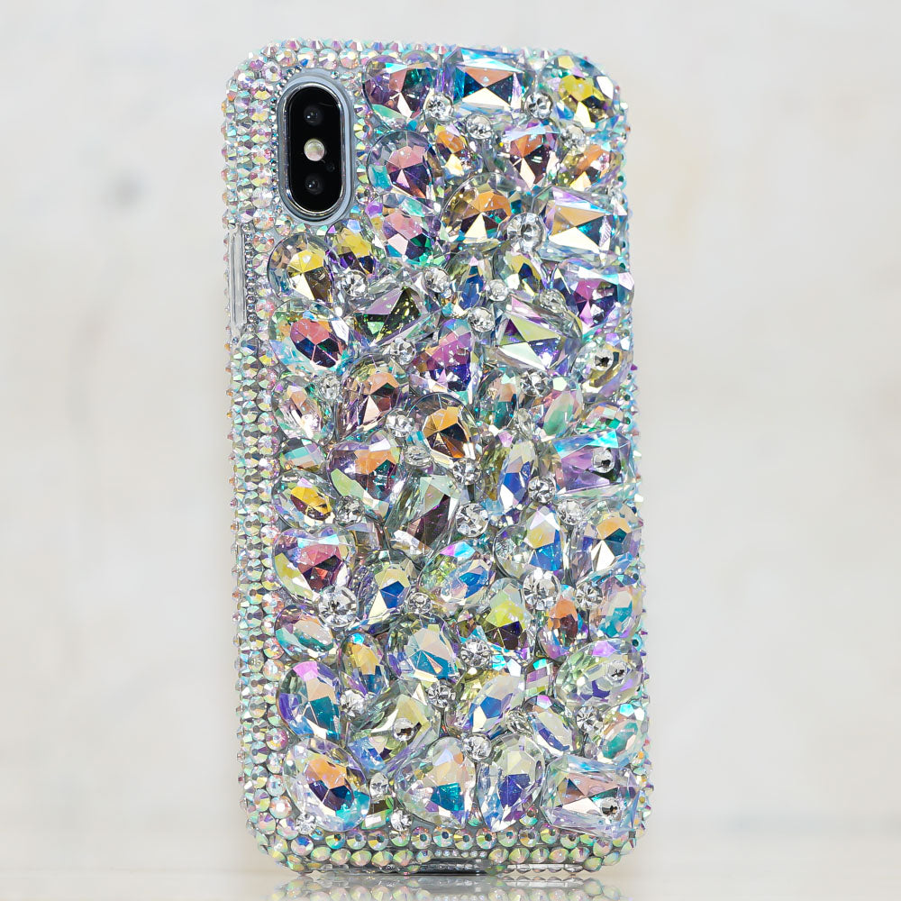 Aurora Borealis Crystals iPhone X case
