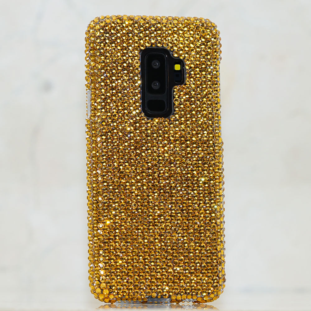 gold crystals Samsung Galaxy S9 case