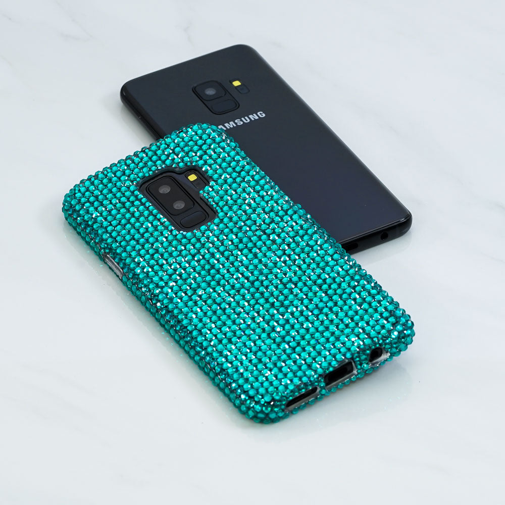 Turquoise Crystals Samsung S9 case