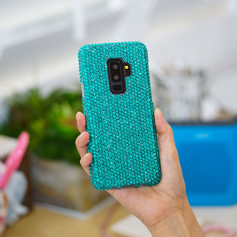 Turquoise Crystals Samsung Note 9 case