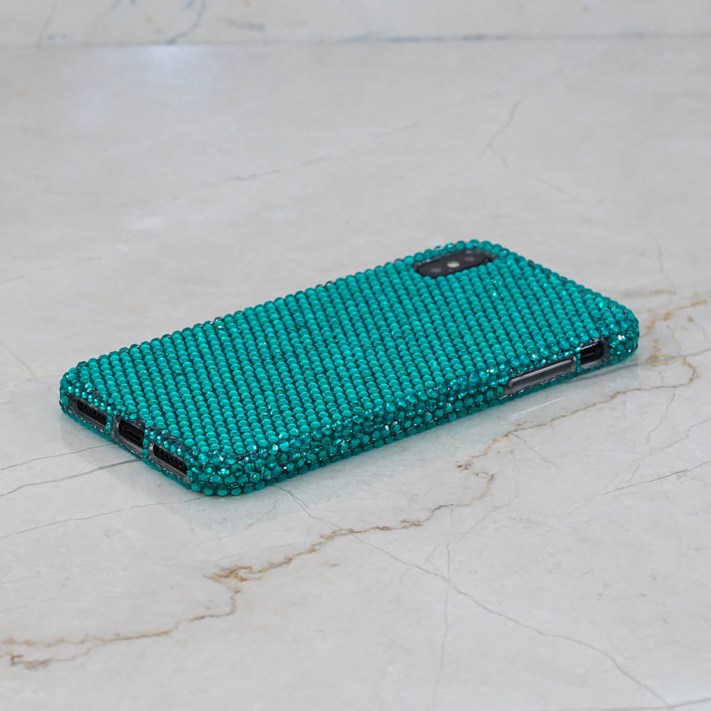 Turquoise Crystals iphone xr case