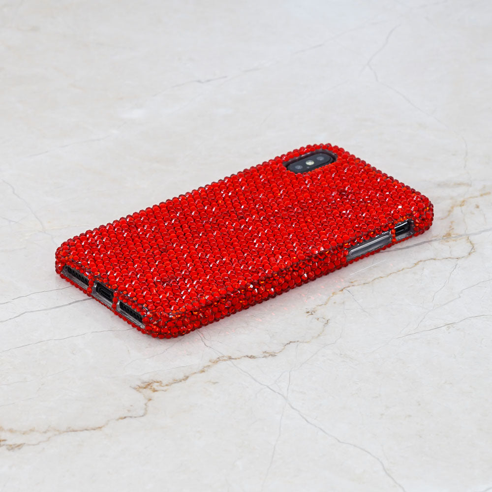 bling red crystals iphone Xs Max case