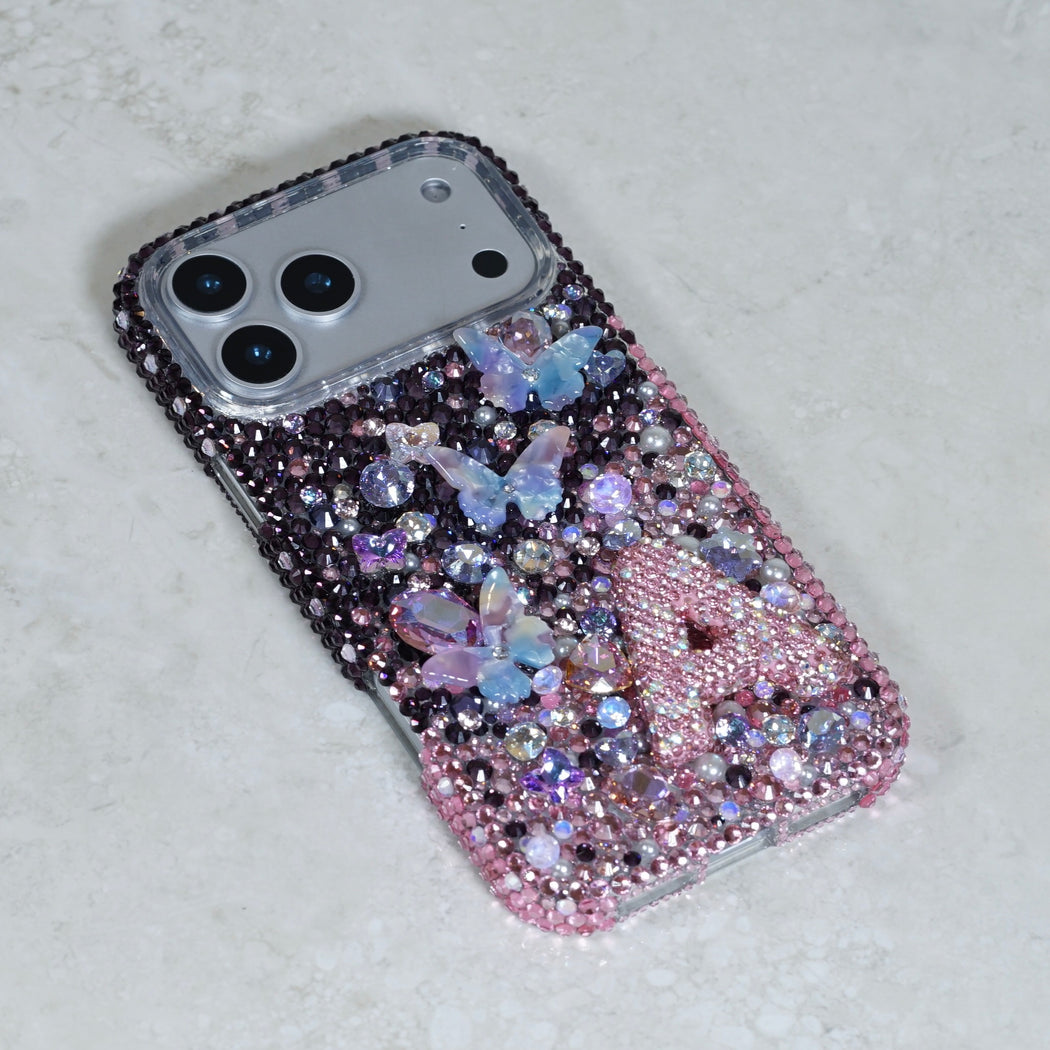 Shimmering Butterflies Personalized letter Design (style PN_1150)