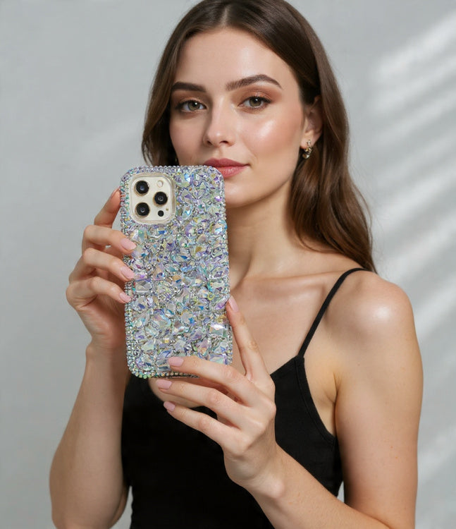 Aurora Borealis Crystals and Stones Design (Style 858)