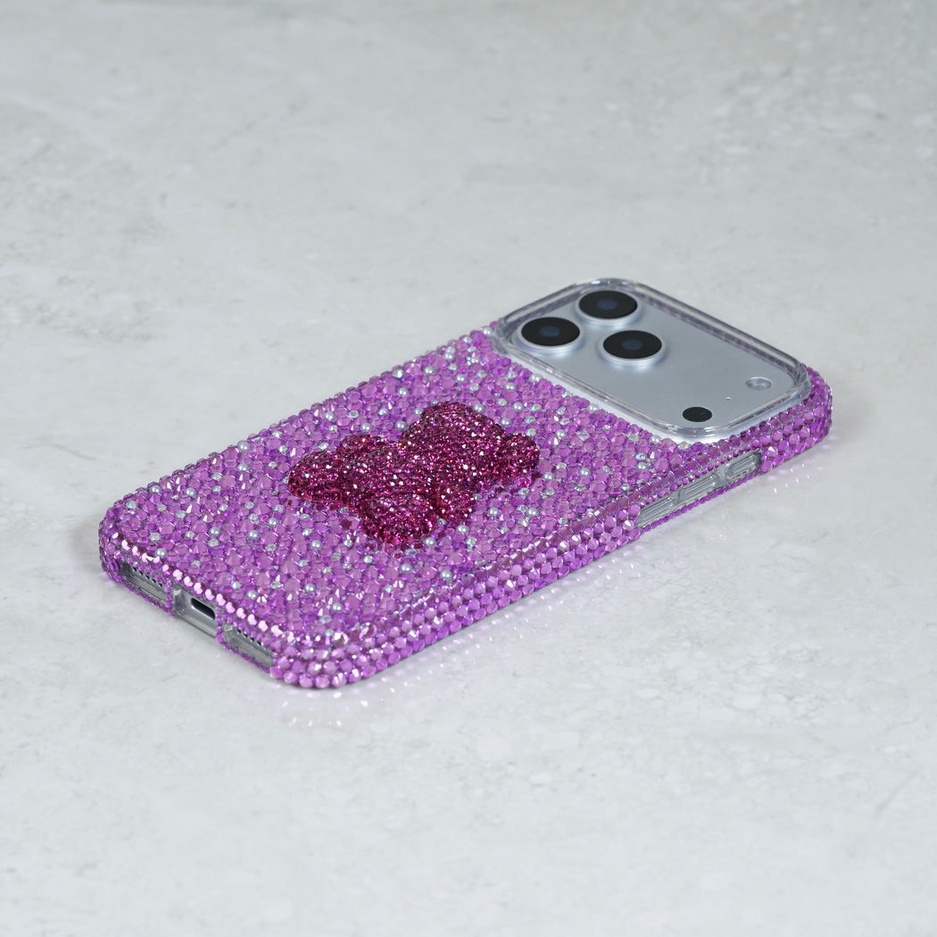 Lavender Playful Gummy Bear Crystal Case (style 967)