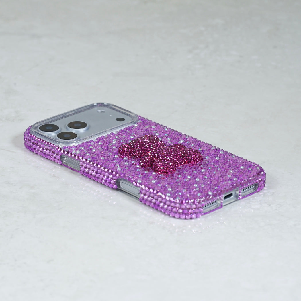 Lavender Playful Gummy Bear Crystal Case (style 967)