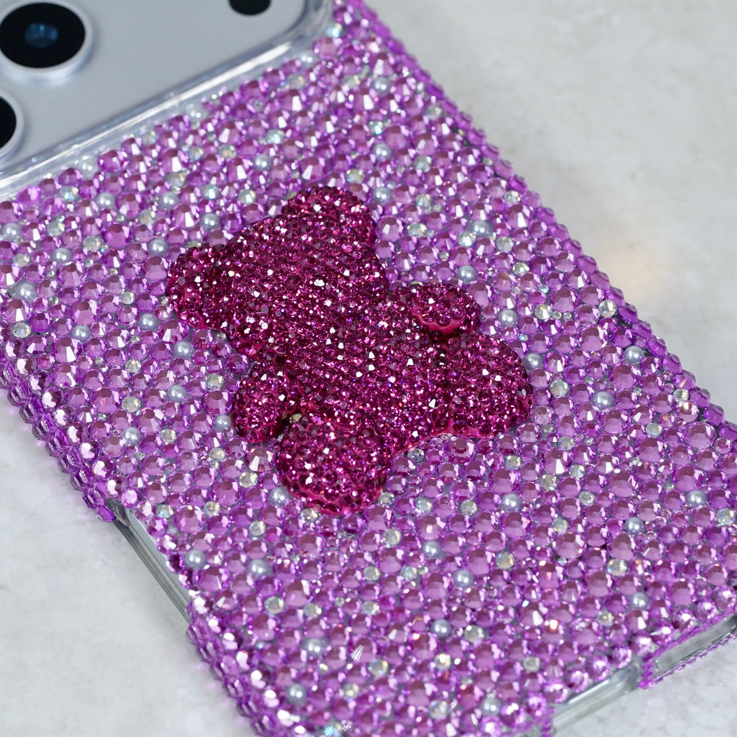 Lavender Playful Gummy Bear Crystal Case (style 967)