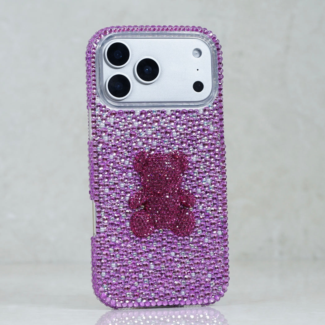 Lavender Playful Gummy Bear Crystal Case (style 967)