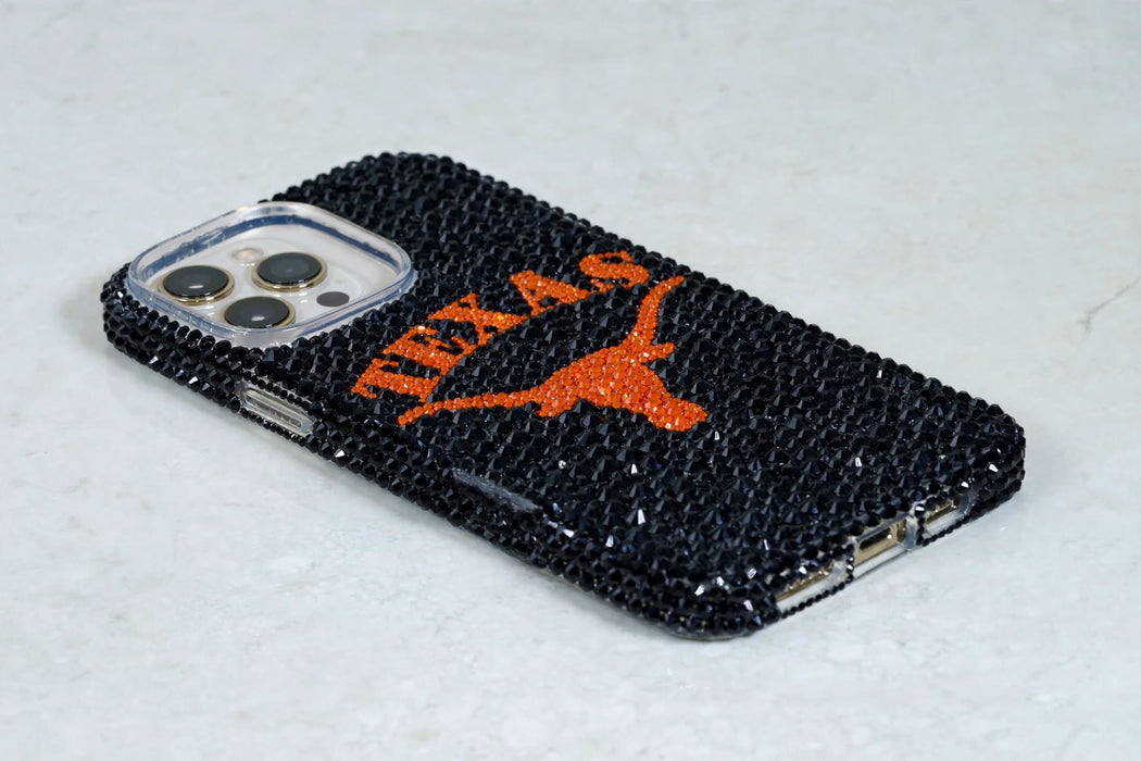 Texas Longhorns Custom Crystal Phone Case (style 972)