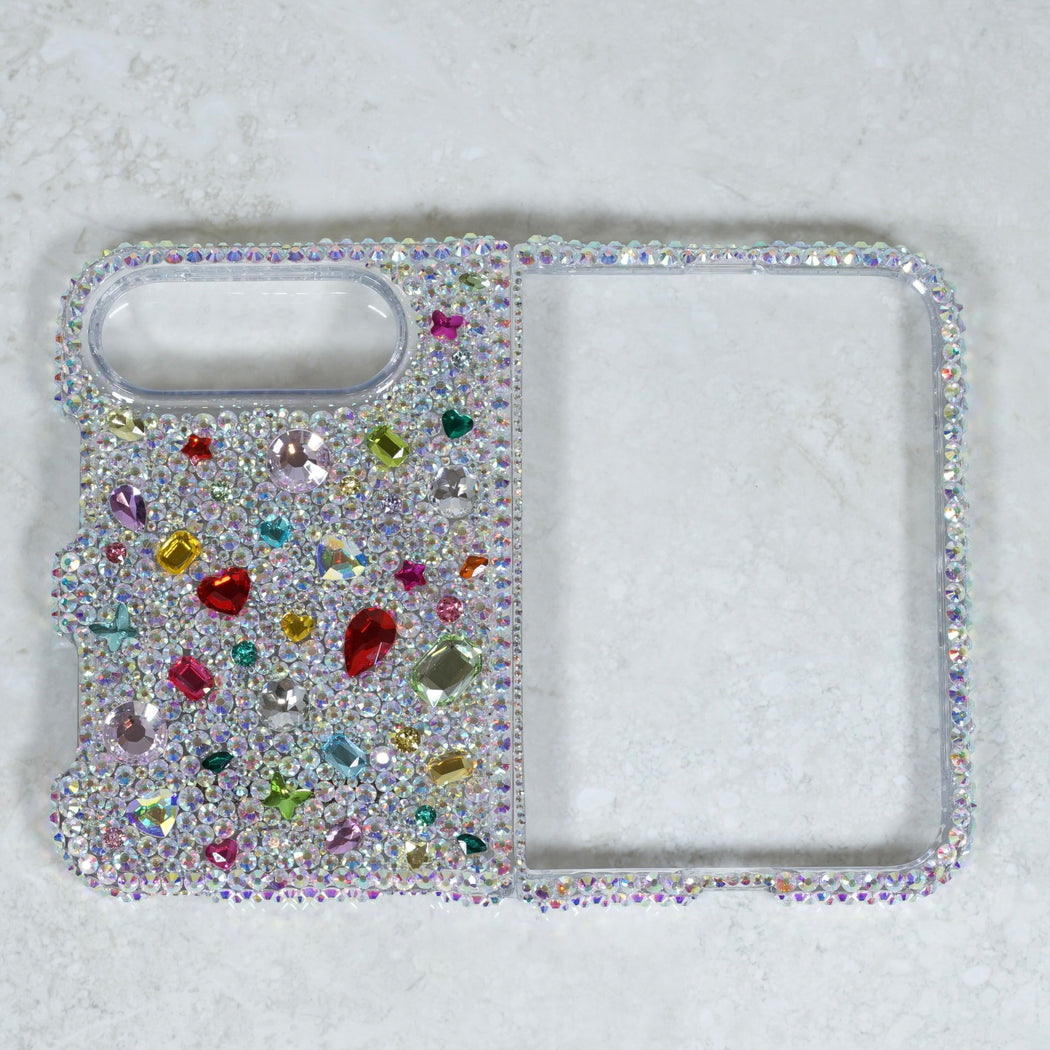 Jewel-Encrusted Spectrum Pavé Crystal Case (style 976)