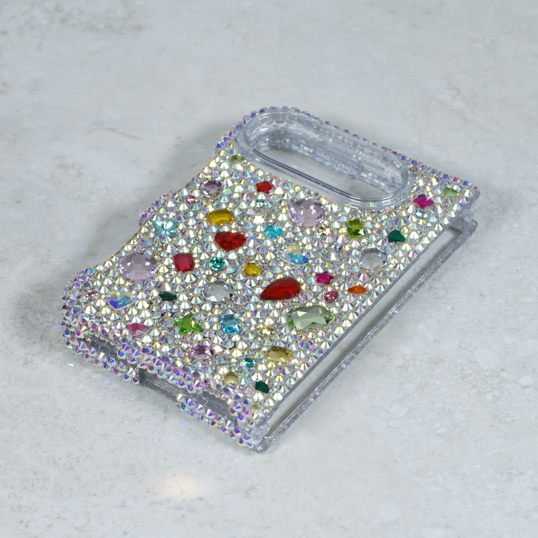 Jewel-Encrusted Spectrum Pavé Crystal Case (style 976)