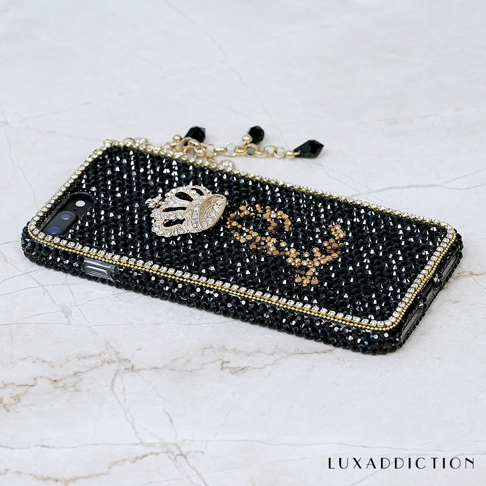 personalized monogram leopard iphone case