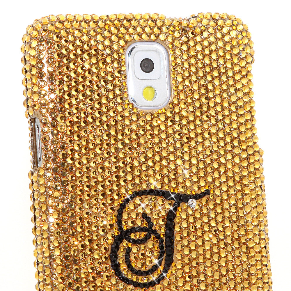 Royal Gold Personalized Monogram Design case made for Samsung Note 3