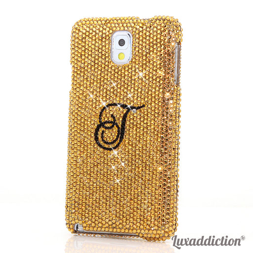 Royal Gold Personalized Monogram Design case made for Samsung Note 3