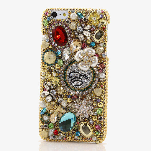 Golden Vintage Personalized Monogram Design case made for iPhone 6s Plus