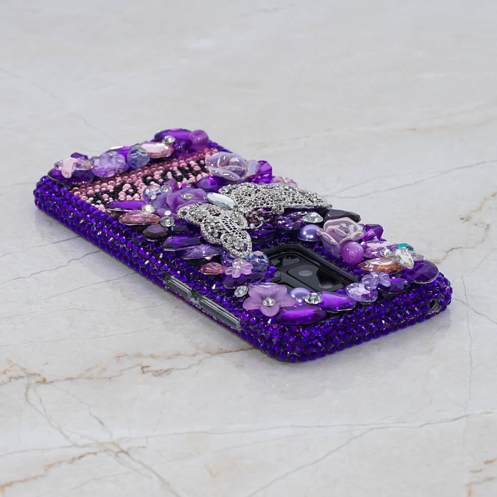purple butterfly samsung case