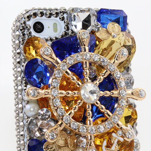 The Ship's Helm Personalized Name & Initials Design case made for iPhone 5 / 5S