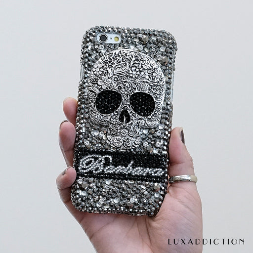 skull bling iphone 7 case