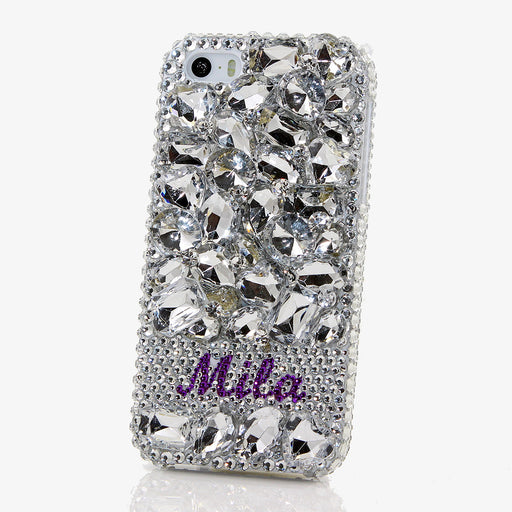 Diamond Stones Personalized Name & Initials Design (style PN_1061)