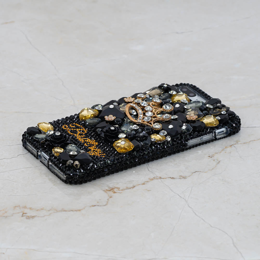 black gold iphone xs max case