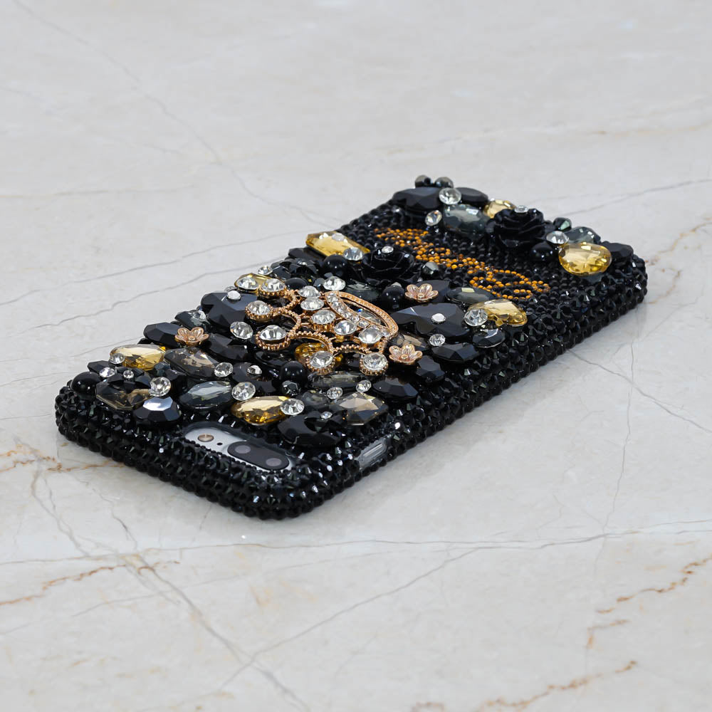 gold crown iphone xs case