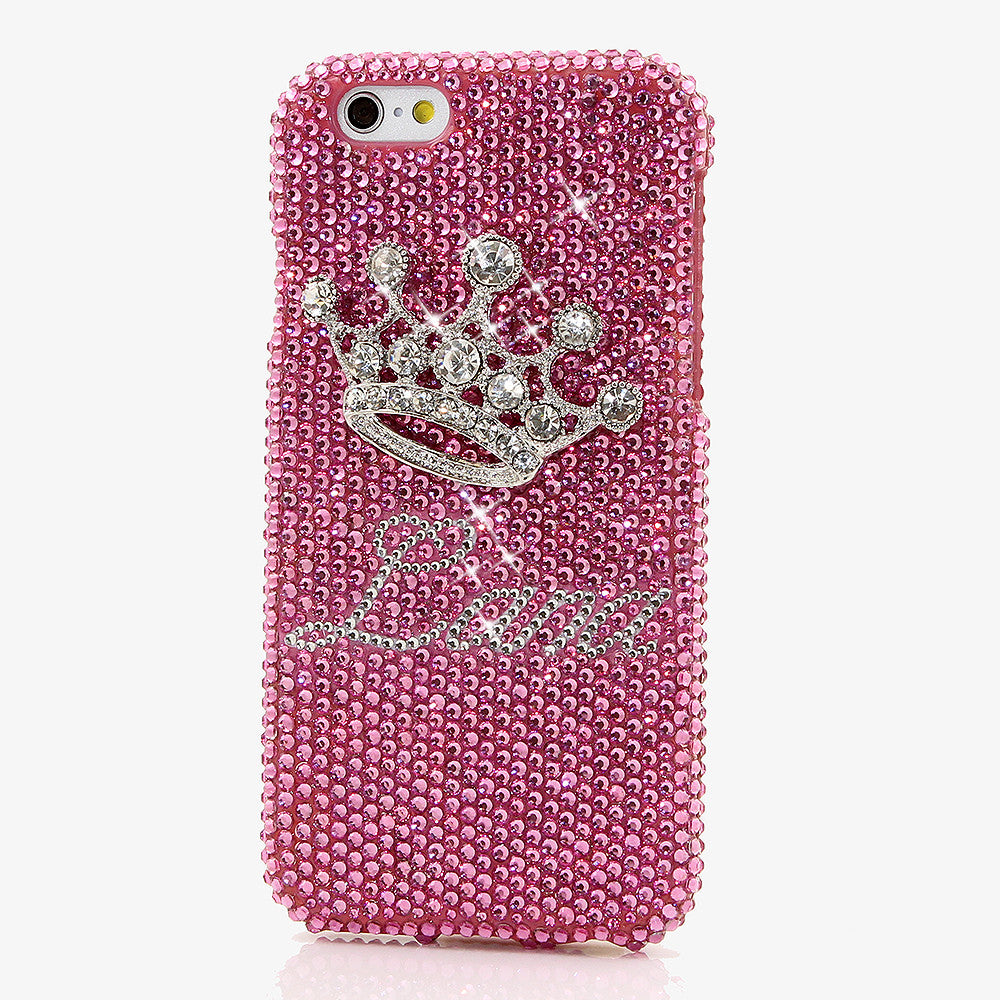 PAMPERED PRINCESS Personalized Name & Initials Design case made for iPhone 6 / 6s PLUS