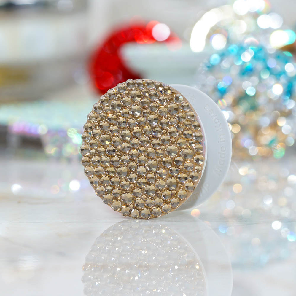 Handmade Bling Crystallized PopSockets Popgrip — LuxAddiction.com