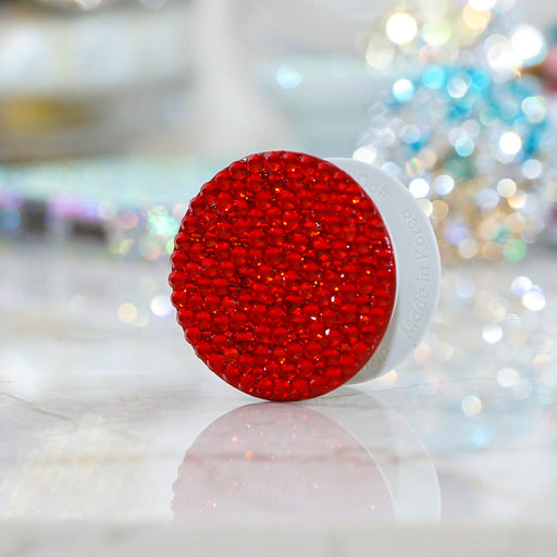 Genuine Siam Red Crystals PopSockets PopGrip (POP205)