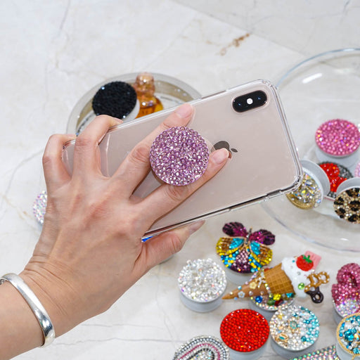 Genuine Amethyst Crystals PopSockets PopGrip (POP206)