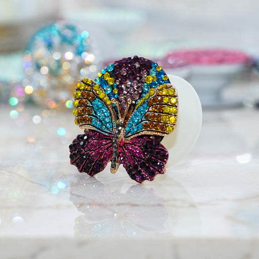 diamond butterfly popsockets