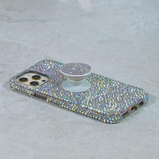 Genuine Aurora Borealis Crystals Design + PopSockets PopGrip (Style PS106)