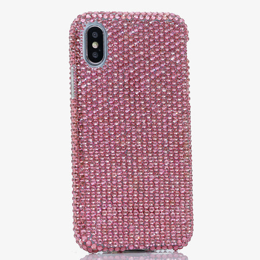 pink crystals iphone Xs case