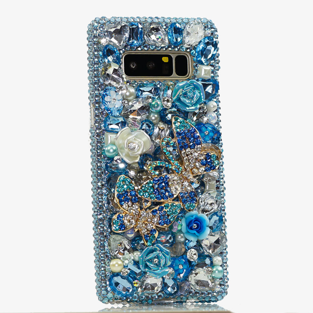 Blue butterfly Samsung Note 9 case