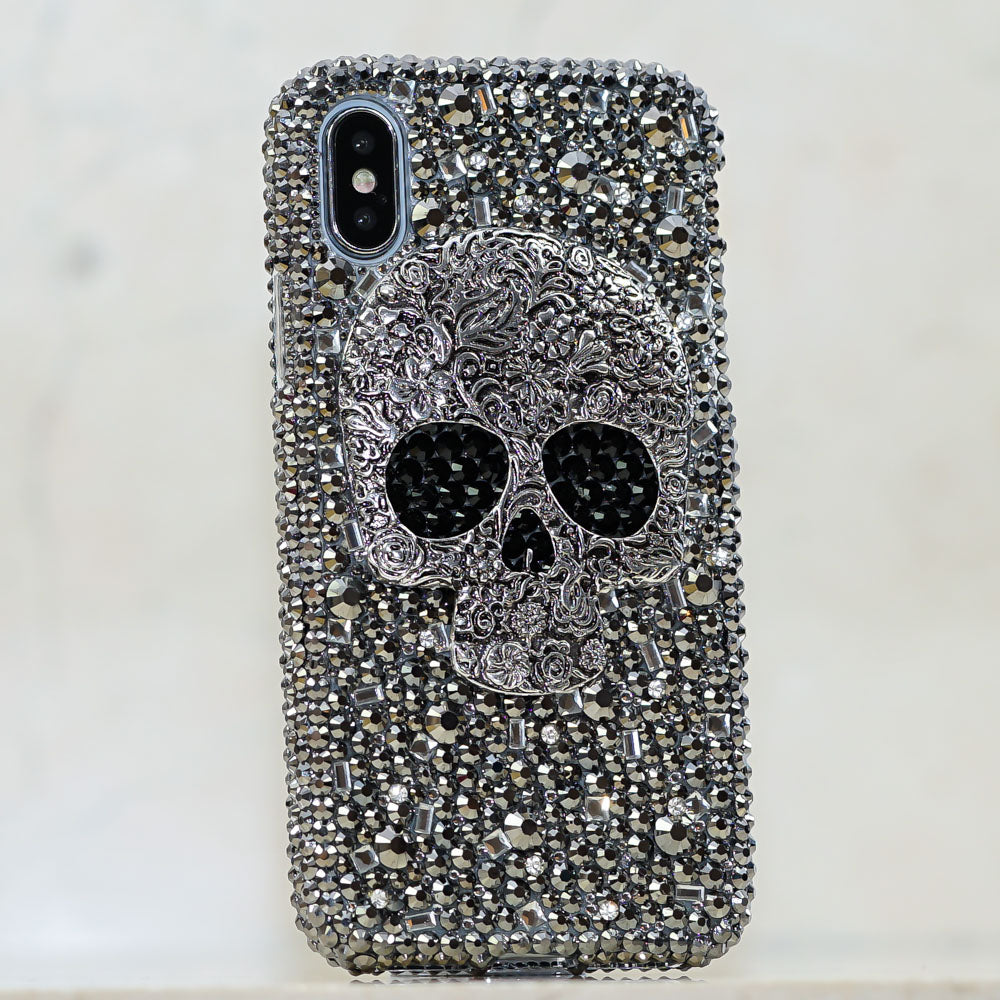 Metallic Skull iphone Xs case