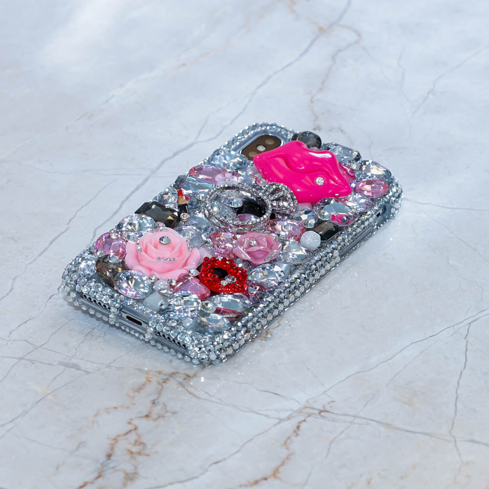 rose lips iphone xs case