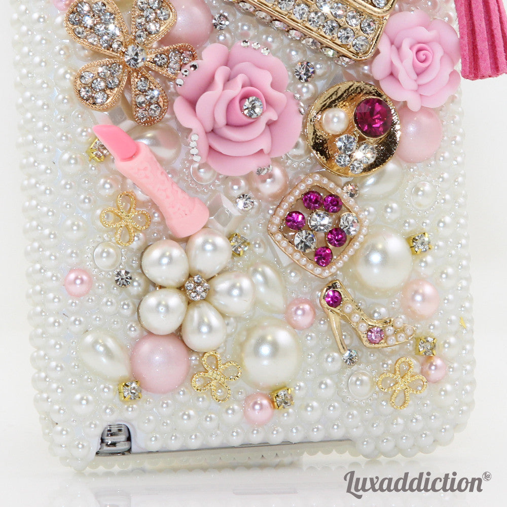 Pearls and Purse With Tassle Design case made for Samsung Note 3