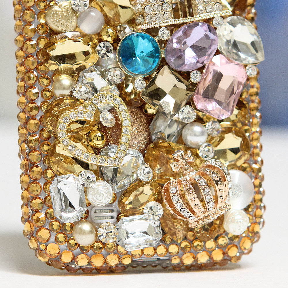 Royal Gold Castle 3D Design case made for Samsung Galaxy S4