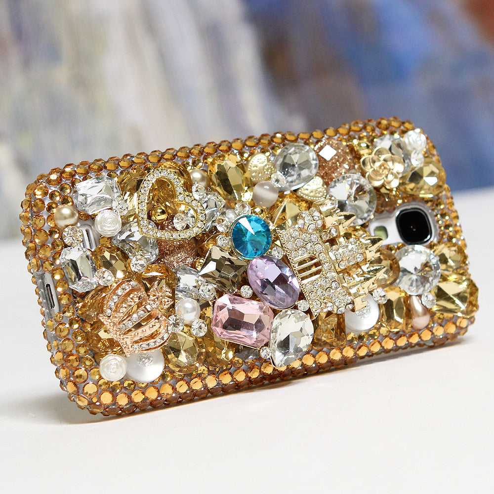 Royal Gold Castle 3D Design case made for Samsung Galaxy S4