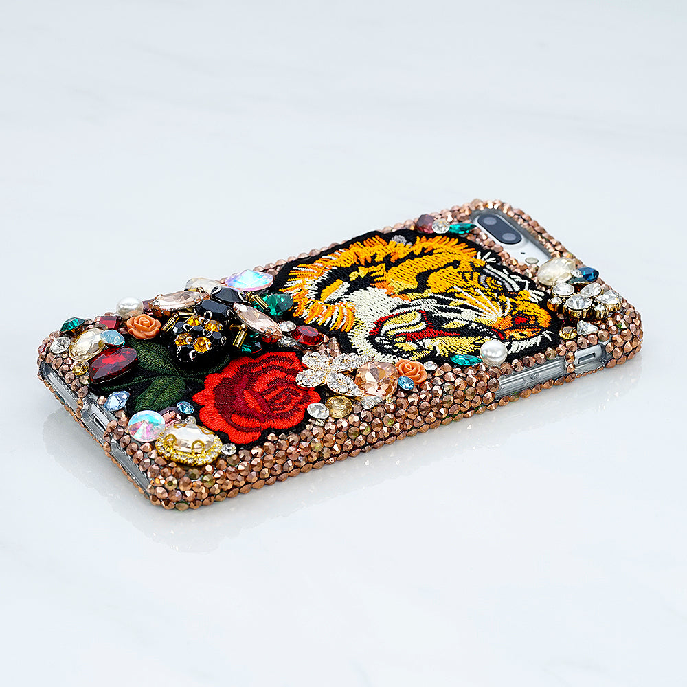 tiger and rose iphone x case