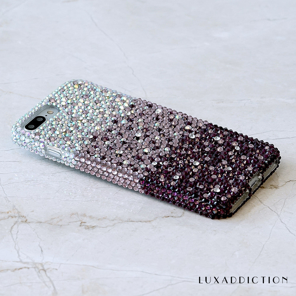 AB Crystals Faded To Dark Purple iphone case